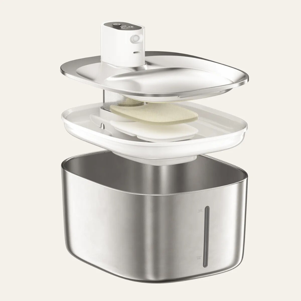 Wireless Stainless Steel Cat Fountain