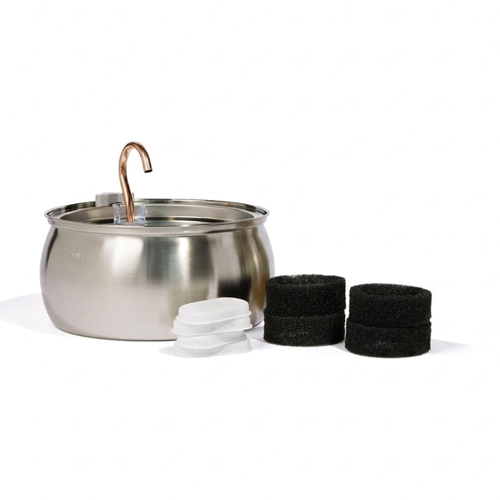 4L Stainless Steel Cat Fountain Starter Kit