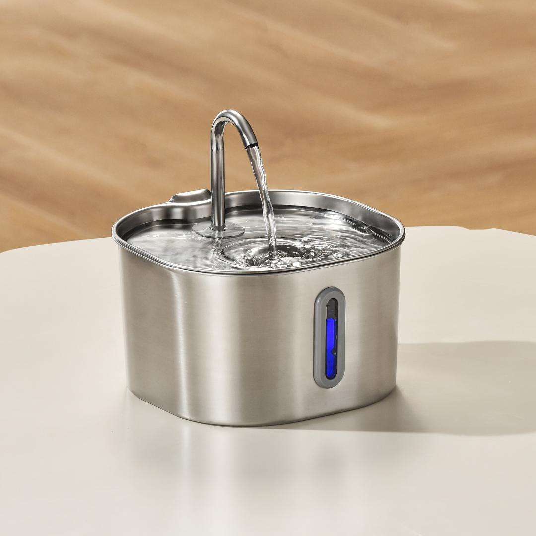 2.2L Stainless Steel Cat Fountain Starter Kit