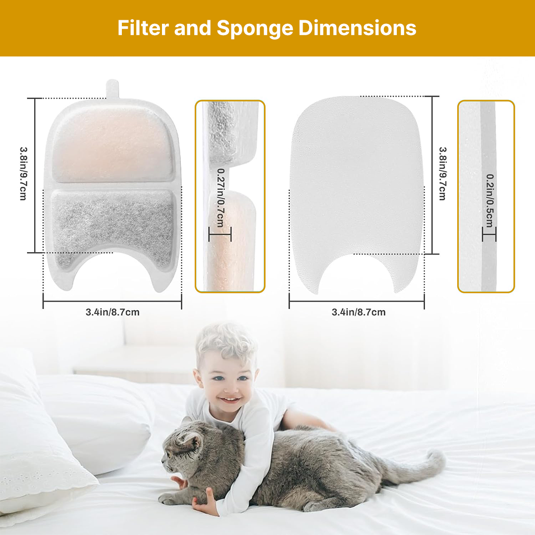 Replacement Filters for Wireless Fountain